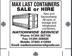 MAX Last Containers